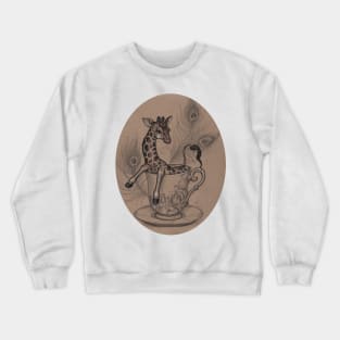 TeaCup Giraffe Crewneck Sweatshirt